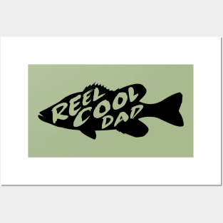 Reel Cool Dad Fishing Father Gift Posters and Art